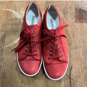 Josef Seibel Vibrant Red Casual Shoes